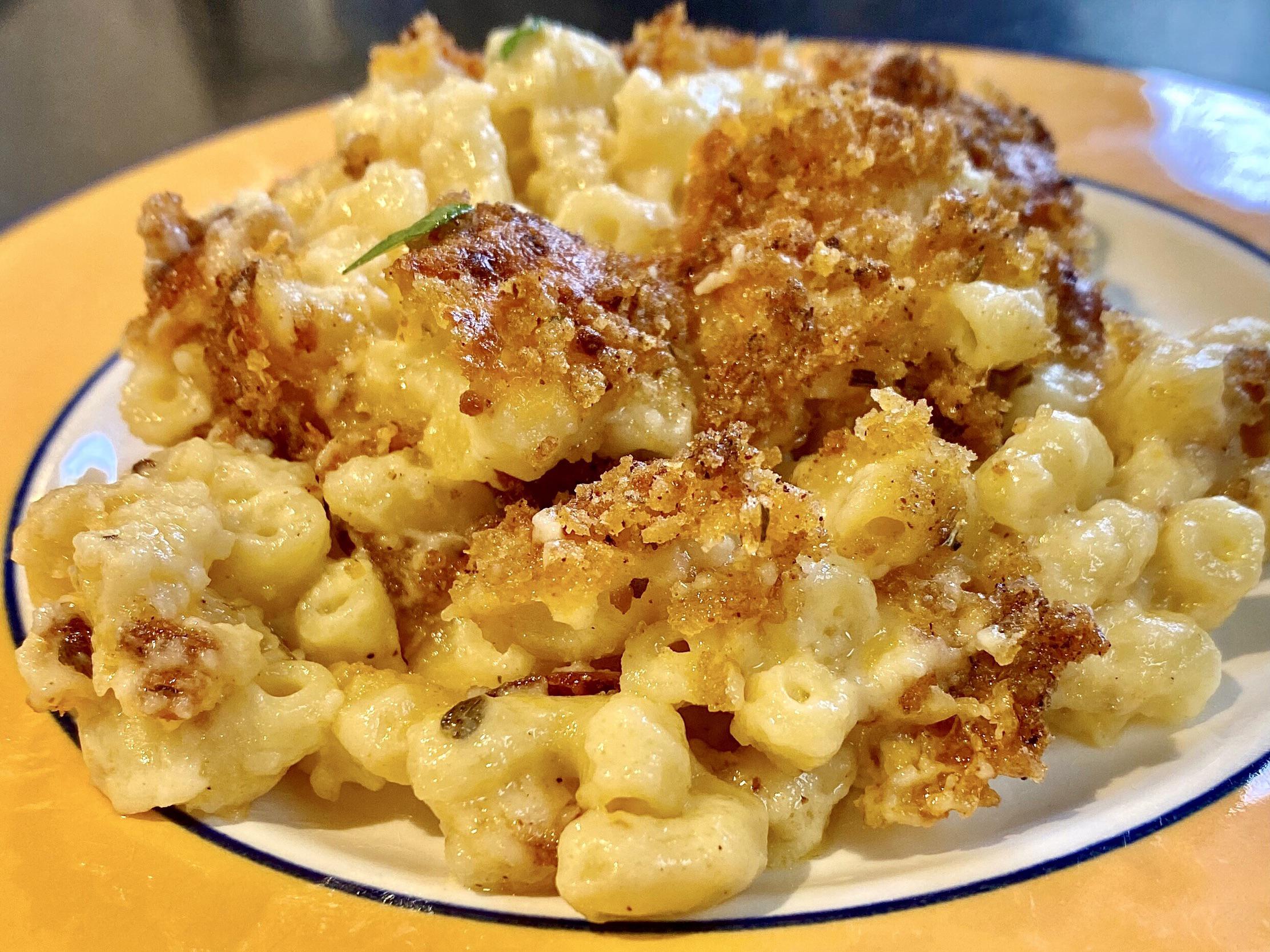 make crumb topping for mac and cheese